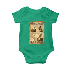 W E B Du Bois Baby Onesie African American History Gift TS12 Irish Green Print Your Wear
