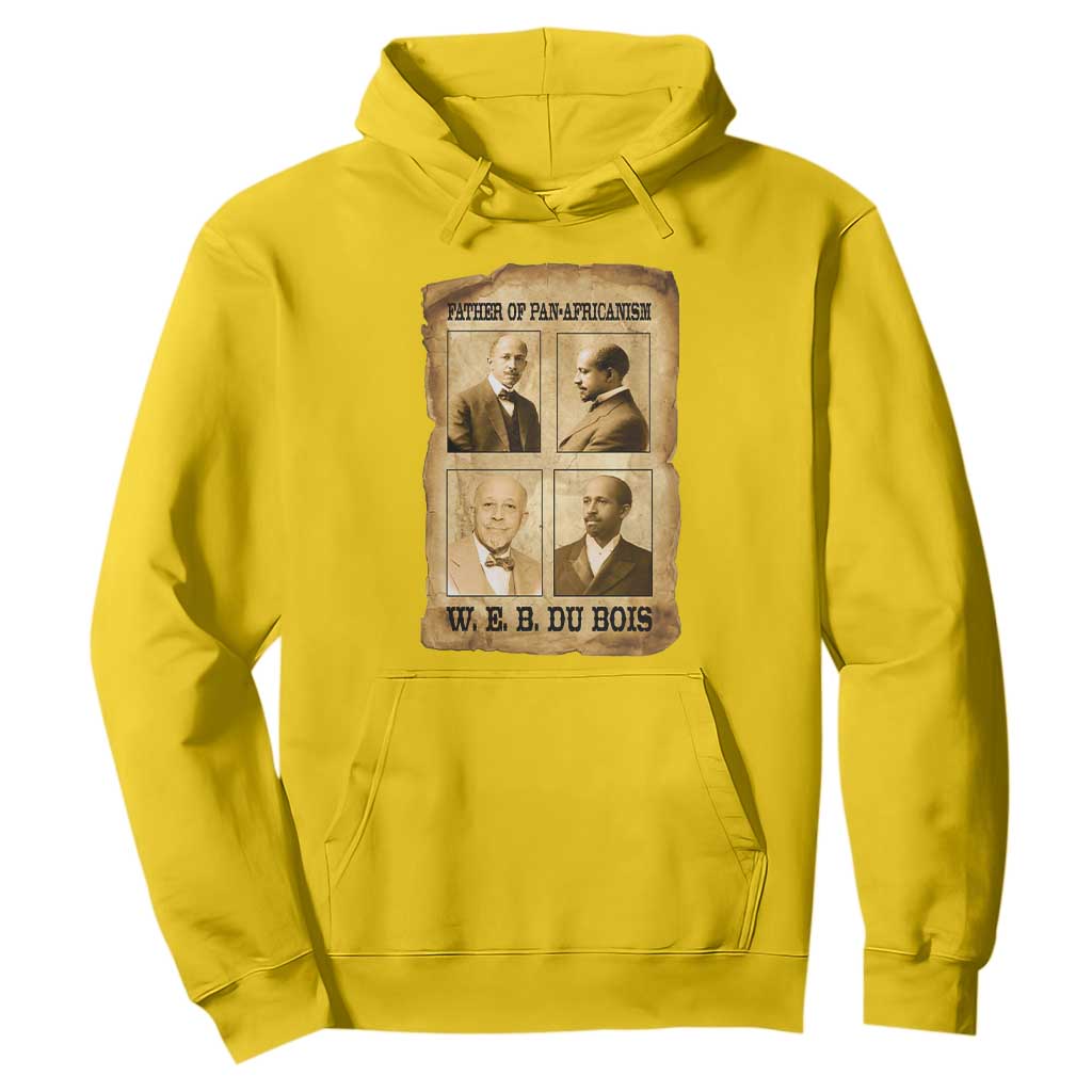 W E B Du Bois Hoodie African American History Gift TS12 Daisy Print Your Wear