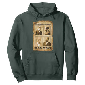 W E B Du Bois Hoodie African American History Gift TS12 Dark Forest Green Print Your Wear