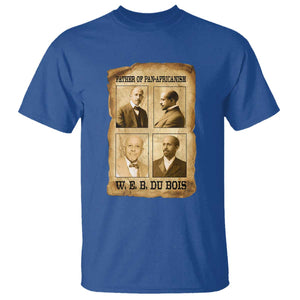 W E B Du Bois T Shirt African American History Gift TS12 Royal Blue Print Your Wear