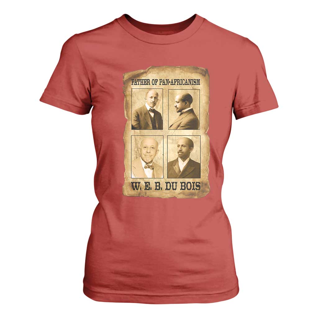 W E B Du Bois T Shirt For Women African American History Gift TS12 Red Print Your Wear