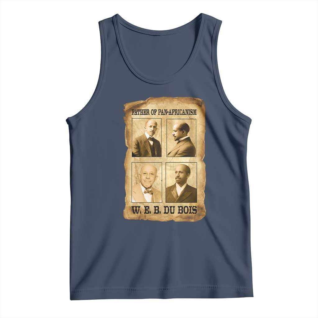 W E B Du Bois Tank Top African American History Gift TS12 Navy Print Your Wear