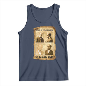 W E B Du Bois Tank Top African American History Gift TS12 Navy Print Your Wear