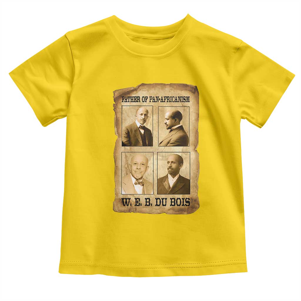 W E B Du Bois Toddler T Shirt African American History Gift TS12 Daisy Print Your Wear