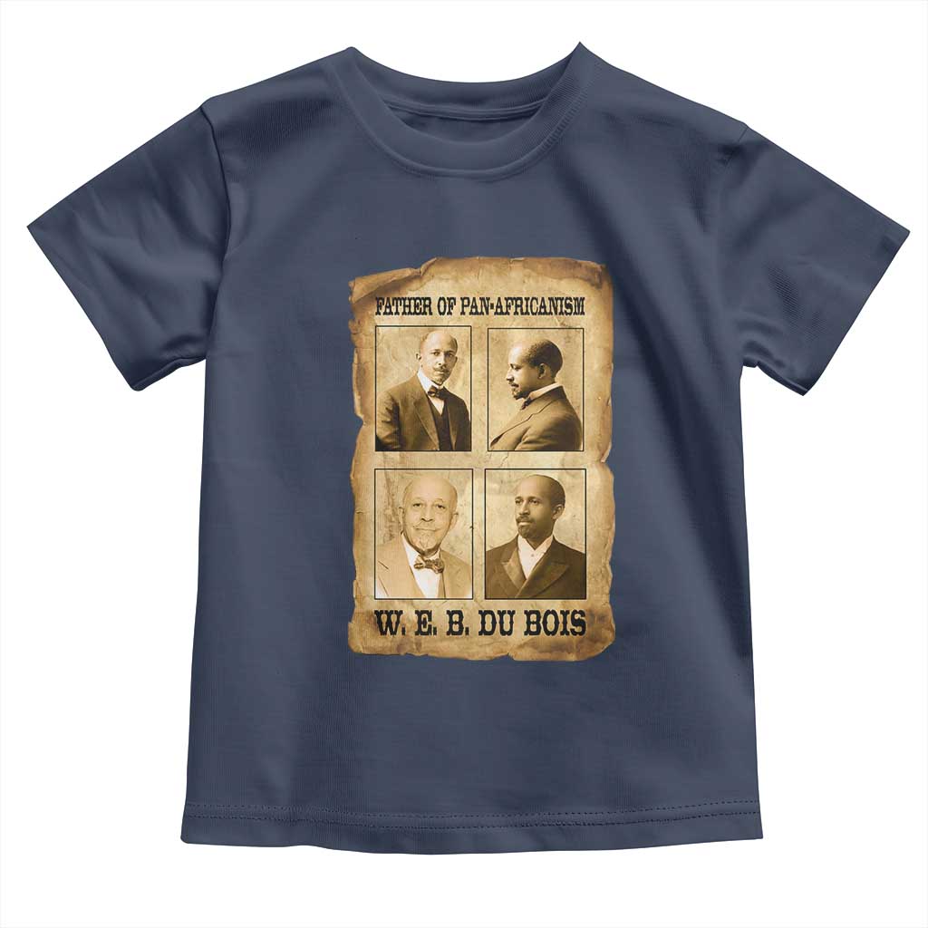 W E B Du Bois Toddler T Shirt African American History Gift TS12 Navy Print Your Wear