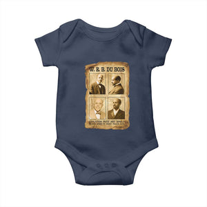 Education Must Teach Life W E B Du Bois Quote Baby Onesie TS12 Navy Print Your Wear