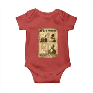 Education Must Teach Life W E B Du Bois Quote Baby Onesie TS12 Red Print Your Wear