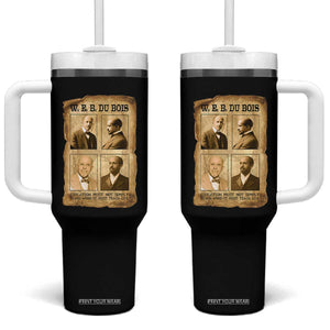 Education Must Teach Life W E B Du Bois Quote Tumbler With Handle TS12 One Size: 40 oz Black Print Your Wear