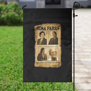 One Person Can Change The World Quote Garden Flag Rosa Parks Legacy TS12 Print Your Wear