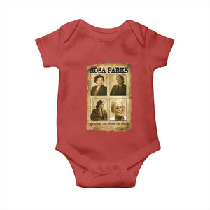 One Person Can Change The World Quote Baby Onesie Rosa Parks Legacy TS12 Red Print Your Wear