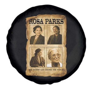 One Person Can Change The World Quote Spare Tire Cover Rosa Parks Legacy TS12 Print Your Wear