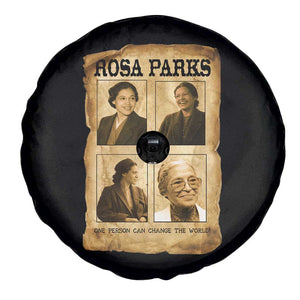 One Person Can Change The World Quote Spare Tire Cover Rosa Parks Legacy TS12 Print Your Wear