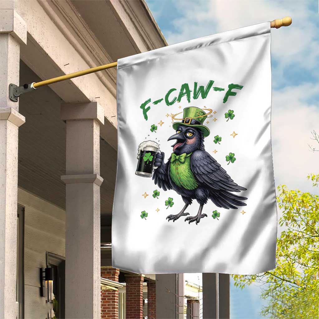 F Caw F Raven Lover Garden Flag Funny St Patricks Day Gift TS12 Print Your Wear