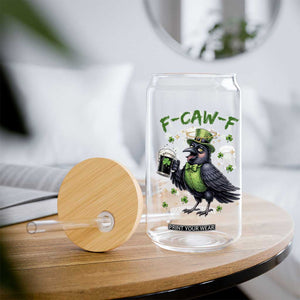 F Caw F Raven Lover Glass Can Funny St Patricks Day Gift TS12 Print Your Wear