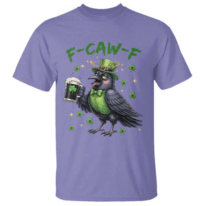 F Caw F Raven Lover T Shirt Funny St Patricks Day Gift TS12 Violet Print Your Wear