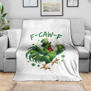 F Caw F Drunk Irish Chicken Throw Blanket Funny St Patricks Day Gift TS12 Print Your Wear