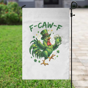 F Caw F Drunk Irish Chicken Garden Flag Funny St Patricks Day Gift TS12 Print Your Wear