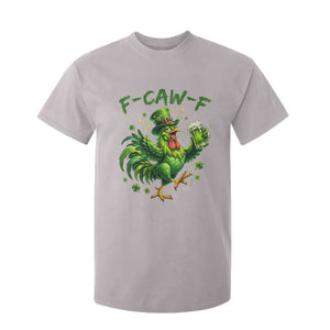 F Caw F Drunk Irish Chicken T Shirt For Kid Funny St Patricks Day Gift TS12 Ice Gray Print Your Wear
