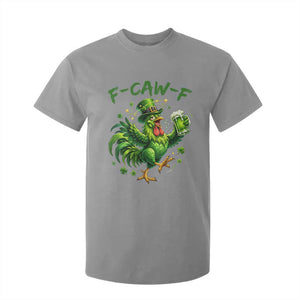F Caw F Drunk Irish Chicken T Shirt For Kid Funny St Patricks Day Gift TS12 Sport Gray Print Your Wear