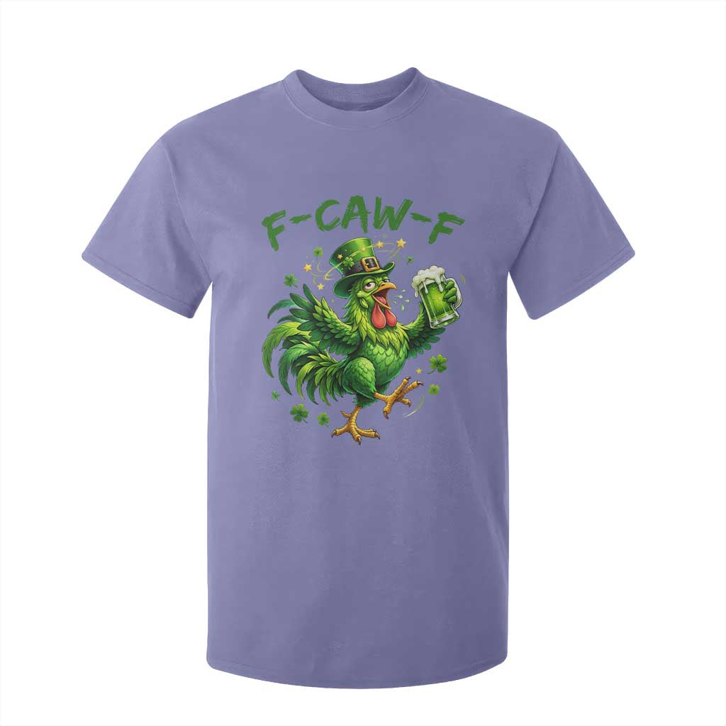 F Caw F Drunk Irish Chicken T Shirt For Kid Funny St Patricks Day Gift TS12 Violet Print Your Wear