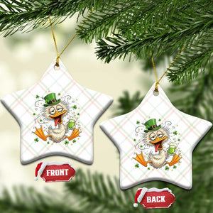 Funny Drunk Irish Duck Ceramic Ornament St Patricks Day Gift TS12 Print Your Wear