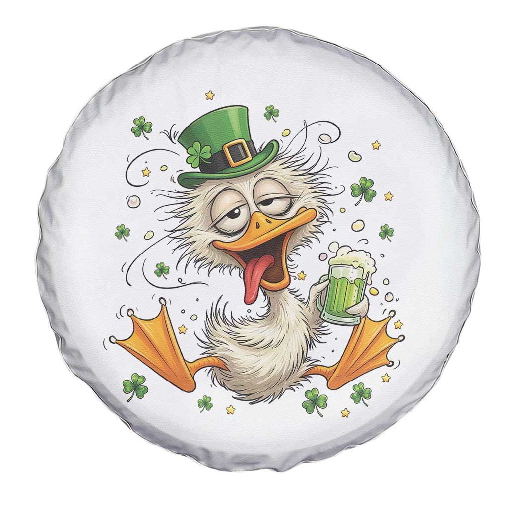 Funny Drunk Irish Duck Spare Tire Cover St Patricks Day Gift TS12 Print Your Wear