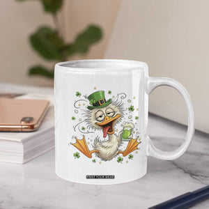 Funny Drunk Irish Duck Coffee Mug St Patricks Day Gift TS12 Print Your Wear