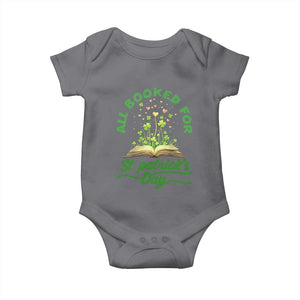 All Booked For St Patricks Day Baby Onesie Irish Reader Gift TS12 Charcoal Print Your Wear