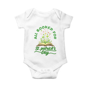 All Booked For St Patricks Day Baby Onesie Irish Reader Gift TS12 White Print Your Wear