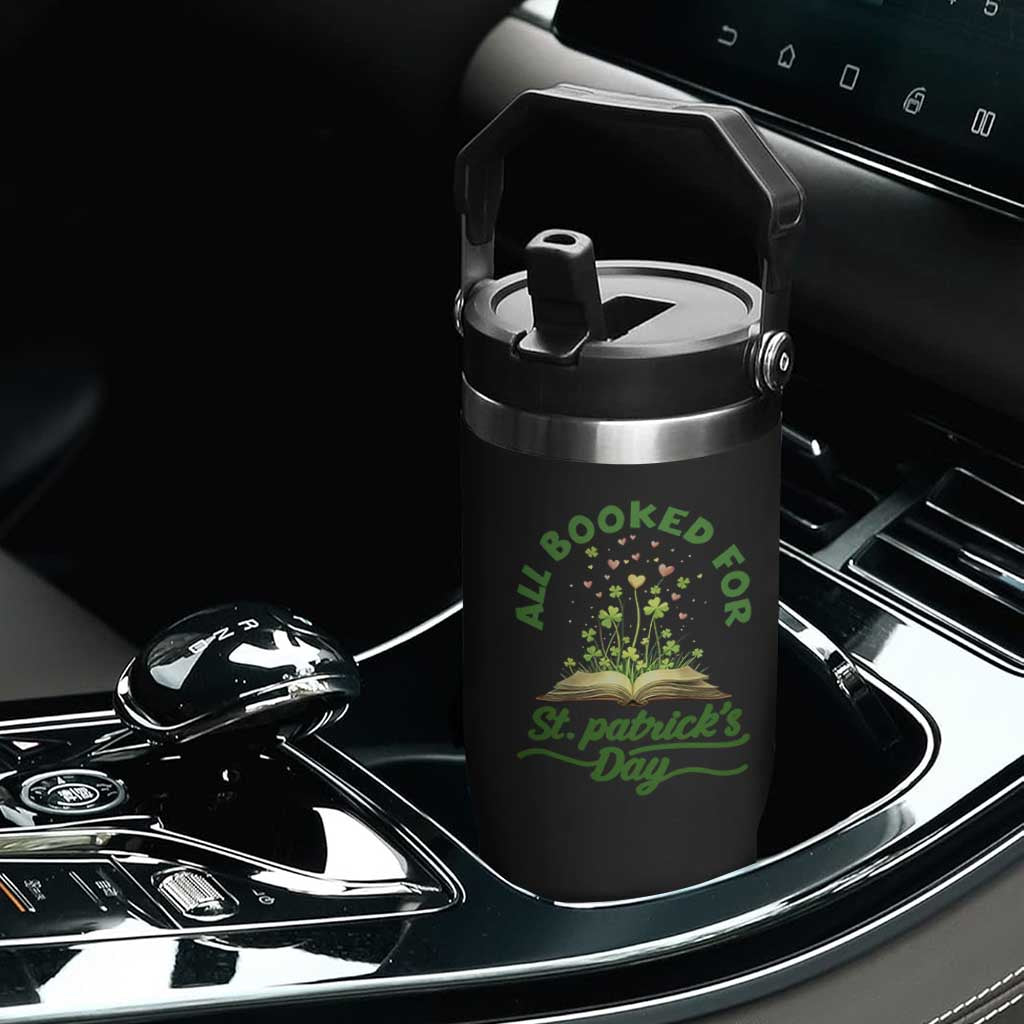 All Booked For St Patricks Day Flip Straw Tumbler Irish Reader Gift TS12 Print Your Wear