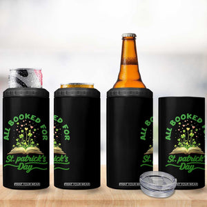 All Booked For St Patricks Day 4 in 1 Can Cooler Tumbler Irish Reader Gift TS12 Print Your Wear