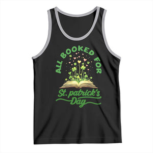 All Booked For St Patricks Day Tank Top Irish Reader Gift TS12 Black Athletic Heather Print Your Wear