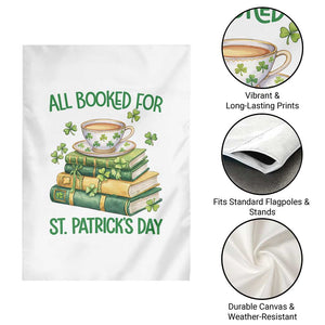 All Booked For St Patricks Day Garden Flag Gift For Book Lovers TS12 Print Your Wear