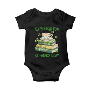 All Booked For St Patricks Day Baby Onesie Gift For Book Lovers TS12 Black Print Your Wear