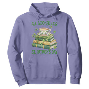 All Booked For St Patricks Day Hoodie Gift For Book Lovers TS12 Violet Print Your Wear