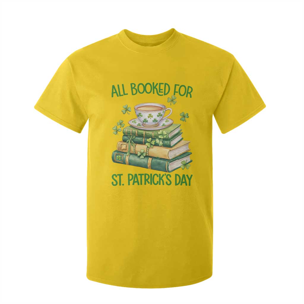 All Booked For St Patricks Day T Shirt For Kid Gift For Book Lovers TS12 Daisy Print Your Wear