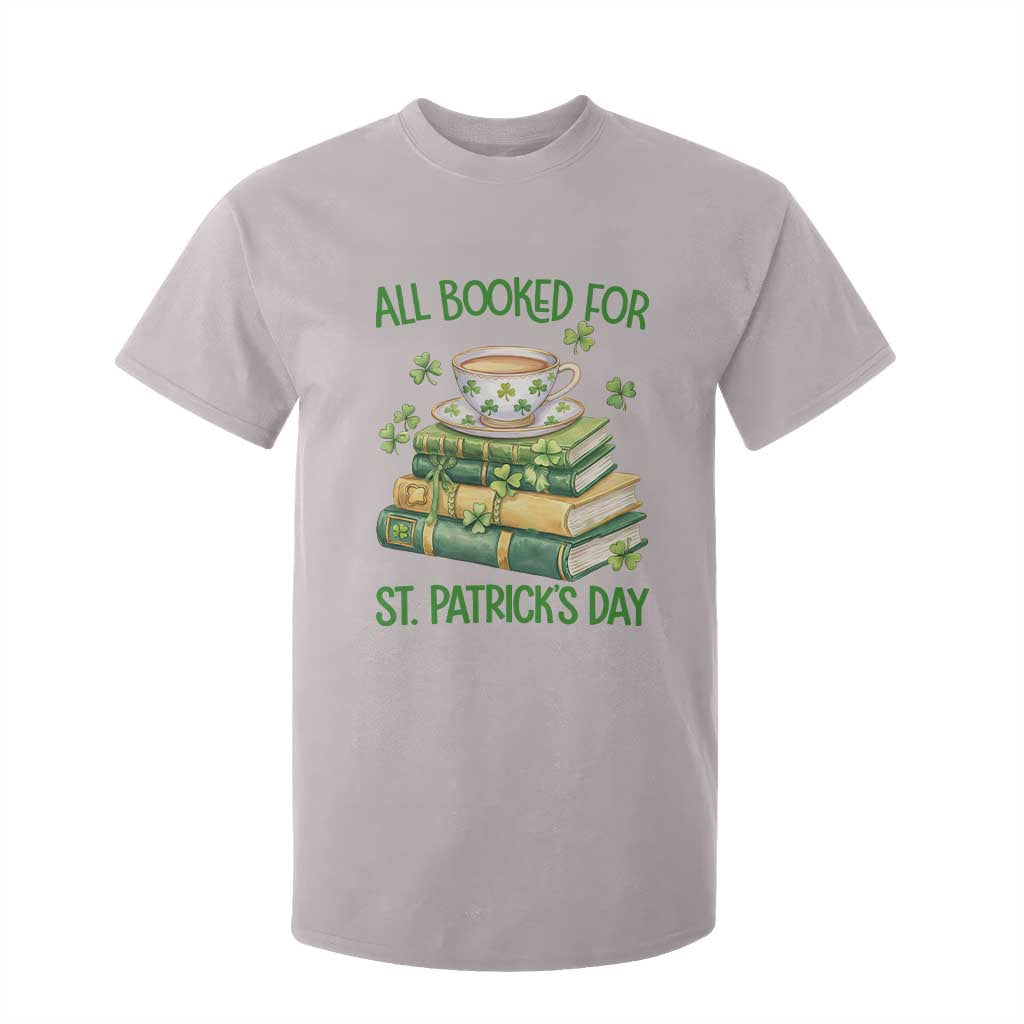 All Booked For St Patricks Day T Shirt For Kid Gift For Book Lovers TS12 Ice Gray Print Your Wear