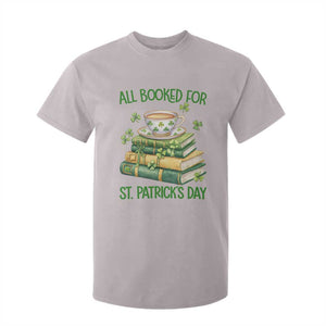 All Booked For St Patricks Day T Shirt For Kid Gift For Book Lovers TS12 Ice Gray Print Your Wear