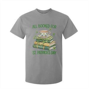 All Booked For St Patricks Day T Shirt For Kid Gift For Book Lovers TS12 Sport Gray Print Your Wear