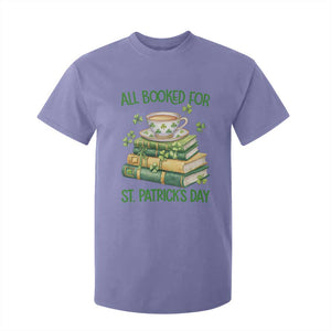 All Booked For St Patricks Day T Shirt For Kid Gift For Book Lovers TS12 Violet Print Your Wear