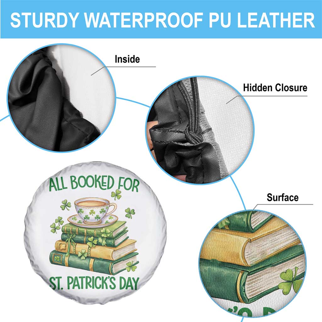 All Booked For St Patricks Day Spare Tire Cover Gift For Book Lovers TS12 Print Your Wear