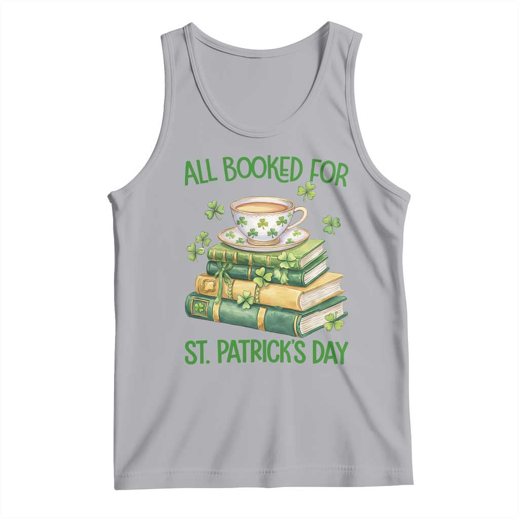 All Booked For St Patricks Day Tank Top Gift For Book Lovers TS12 Athletic Heather Print Your Wear