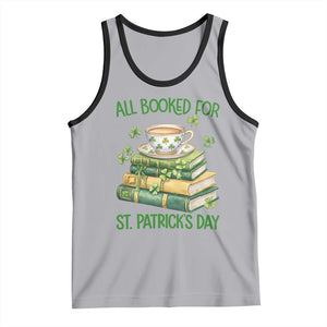 All Booked For St Patricks Day Tank Top Gift For Book Lovers TS12 Athletic Heather Black Print Your Wear