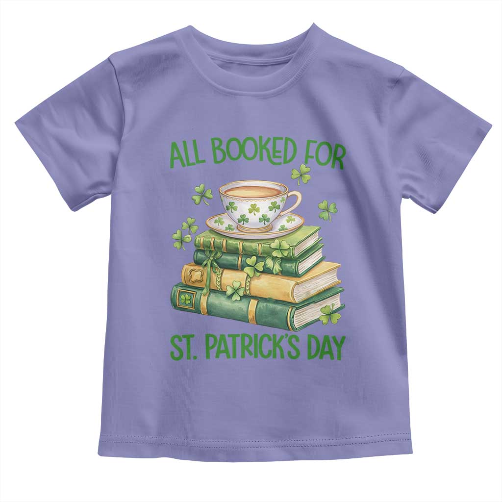 All Booked For St Patricks Day Toddler T Shirt Gift For Book Lovers TS12 Violet Print Your Wear
