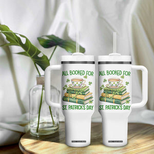 All Booked For St Patricks Day Tumbler With Handle Gift For Book Lovers TS12 Print Your Wear