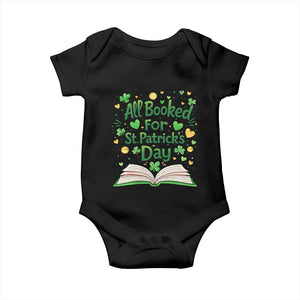 All Booked For St Patricks Day Baby Onesie Irish Bookworm Gift TS12 Black Print Your Wear