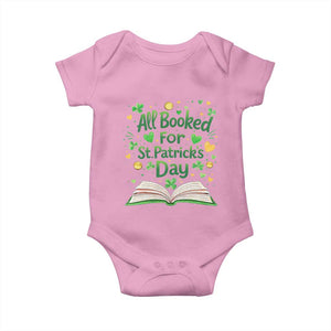 All Booked For St Patricks Day Baby Onesie Irish Bookworm Gift TS12 Light Pink Print Your Wear