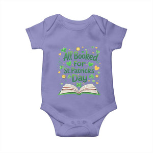 All Booked For St Patricks Day Baby Onesie Irish Bookworm Gift TS12 Violet Print Your Wear