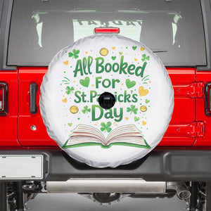 All Booked For St Patricks Day Spare Tire Cover Irish Bookworm Gift TS12 White Print Your Wear