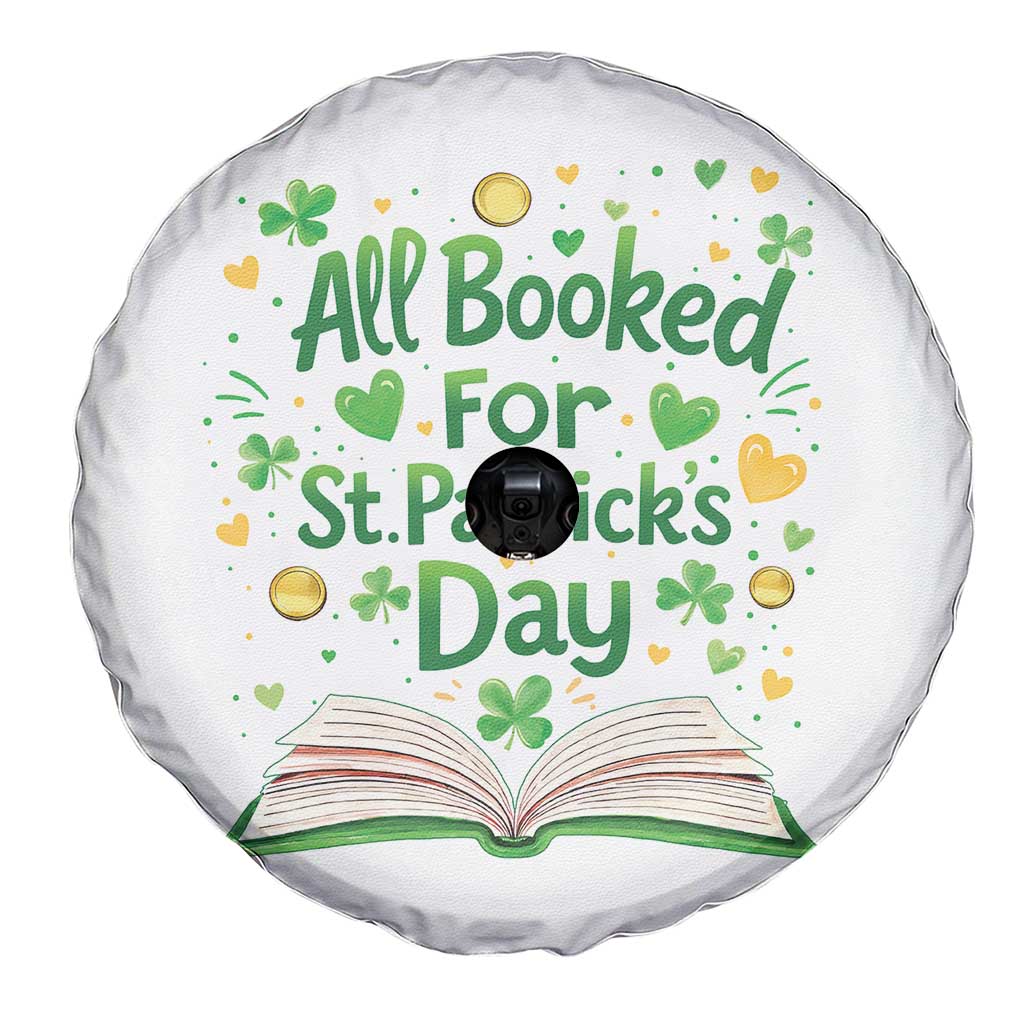 All Booked For St Patricks Day Spare Tire Cover Irish Bookworm Gift TS12 Print Your Wear